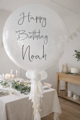 Ballon mit Namen personalisierbar